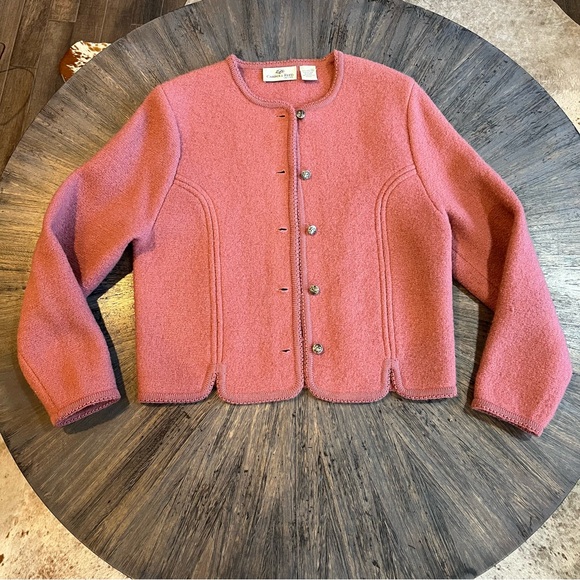 Carroll Reed Wool Cardigan Jacket – Size 10 - Picture 1 of 10